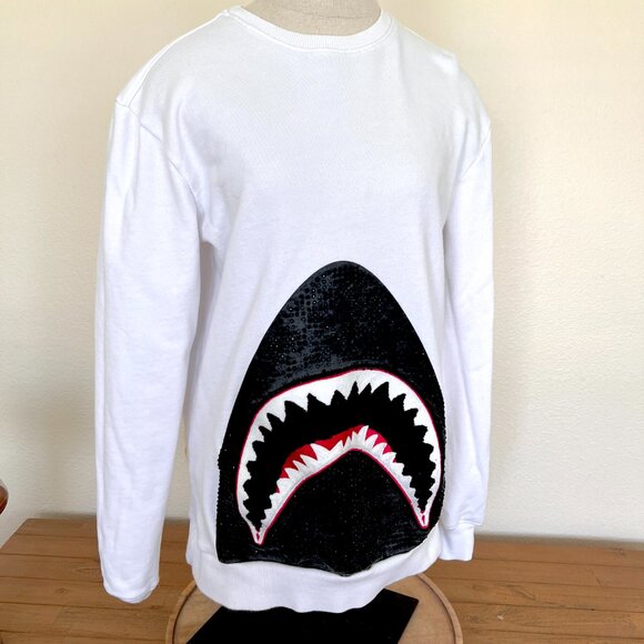 Hudson Outerwear Shark Pullover Sweatshirt - Size Small - Unisex - Picture 1 of 11